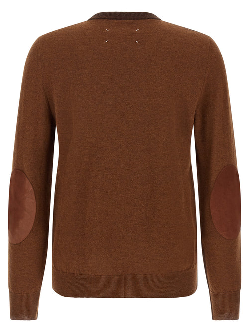 Maison Margiela Brown Wool Cardigan