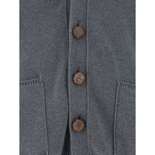 Golden Goose Gray Cotton Cardigan