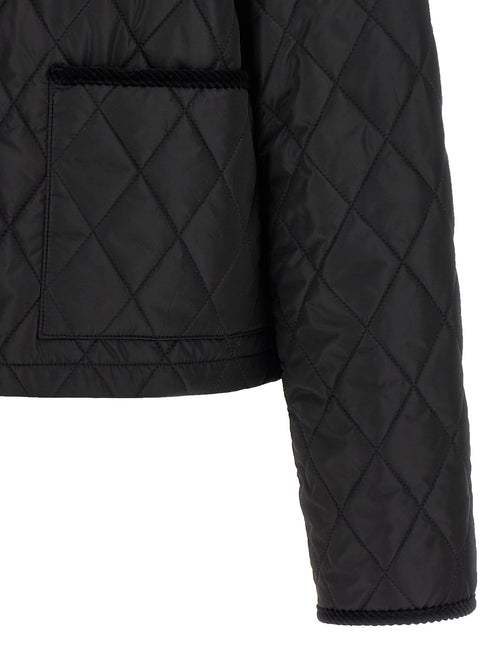 Burberry Black Polyamide Full-Length Jacket