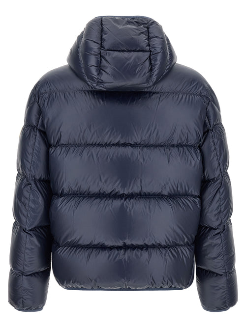 Moncler Blue Polyamide Full-Length Jacket