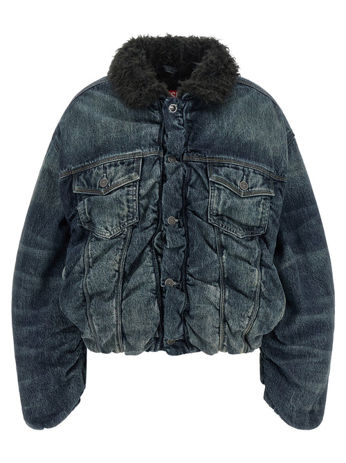 Diesel Blue Cotton Denim Jacket