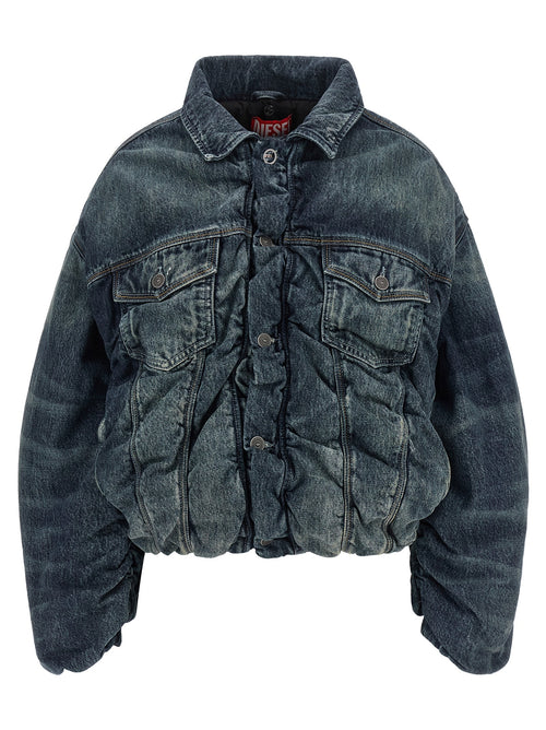Diesel Blue Cotton Denim Jacket