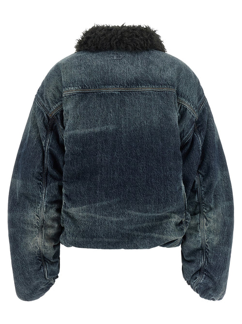 Diesel Blue Cotton Denim Jacket