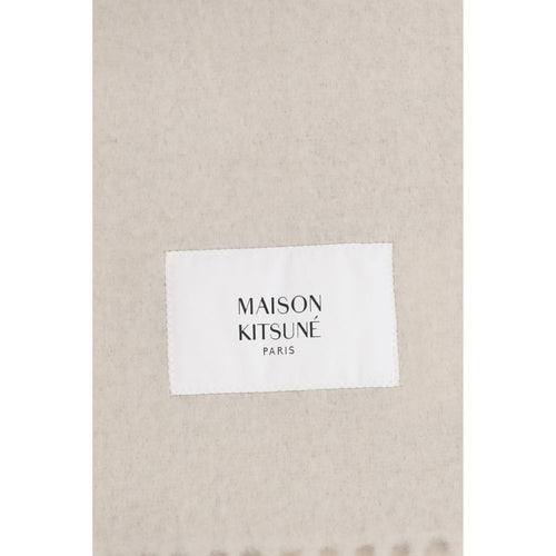 Maison Kitsuné Beige Polyamide Scarf