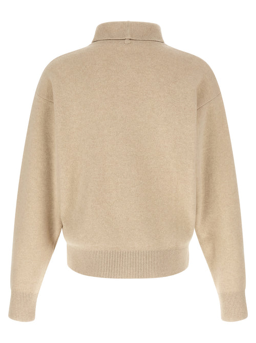 Jacquemus Beige Merino Wool Cardigan