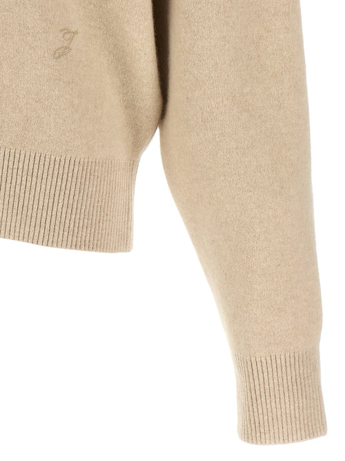 Jacquemus Beige Merino Wool Cardigan