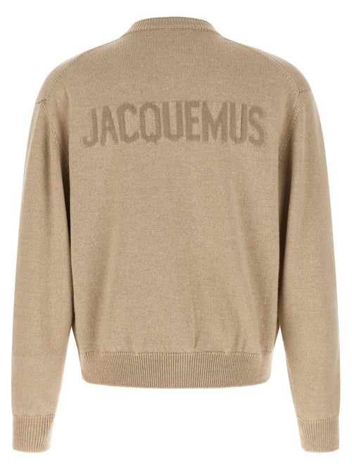 Jacquemus Beige Merino Wool Cardigan