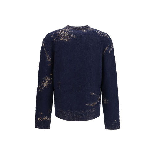 Maison Margiela Blue Cotton Sweatshirt