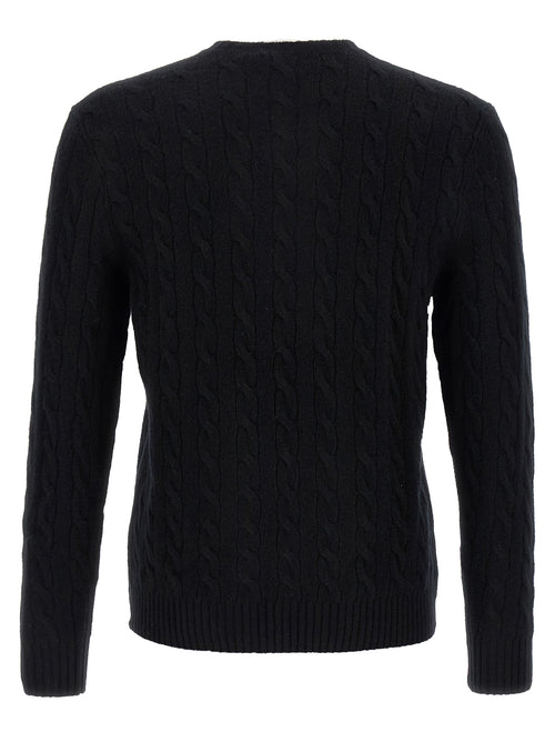 Polo Ralph Lauren Black Wool Cardigan