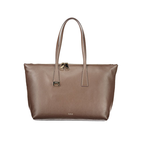 Furla Brown Leather Women's Bag