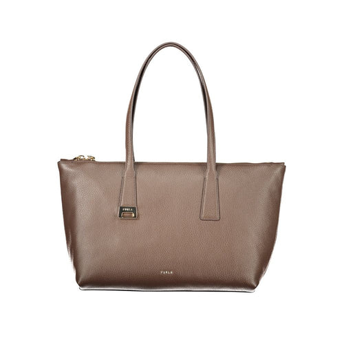 Furla Brown Leather Womens Bag