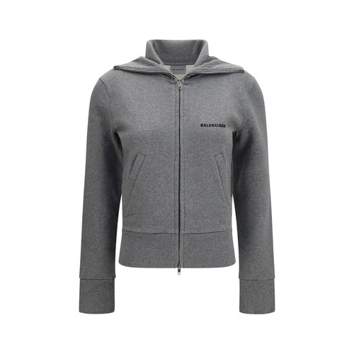 Balenciaga Gray Cotton Sweatshirt