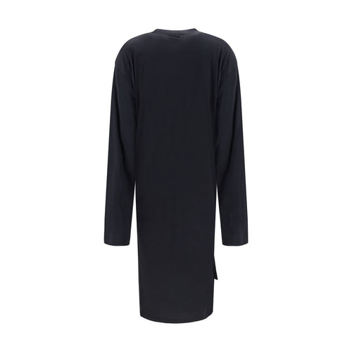 Balenciaga Black Cotton Casual Dress