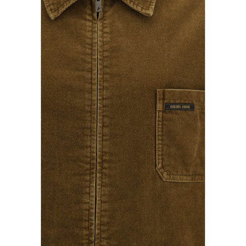 Golden Goose Brown Cotton Full-Length Jacket