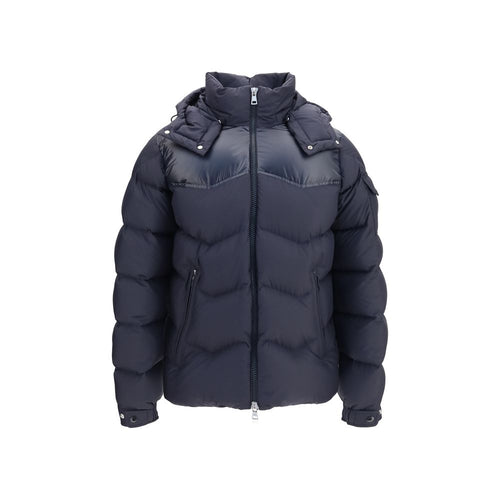 Moncler Blue Goose Down Full-Length Jacket