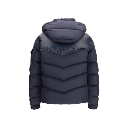 Moncler Blue Goose Down Full-Length Jacket