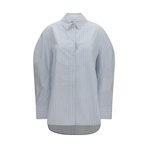 Jacquemus Blue Cotton Dress Shirt