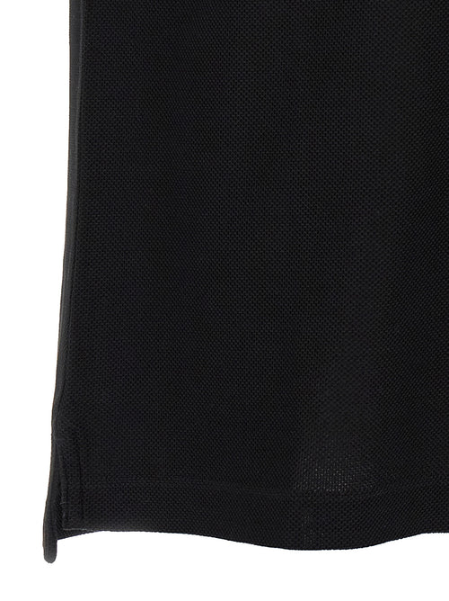Burberry Black Cotton Polo Shirt