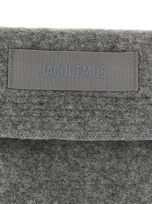 Jacquemus Gray Wool Scarf