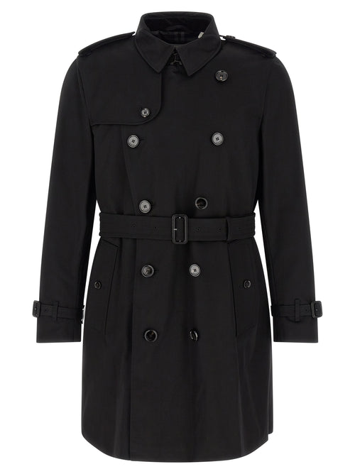 Burberry Black Cotton Coat