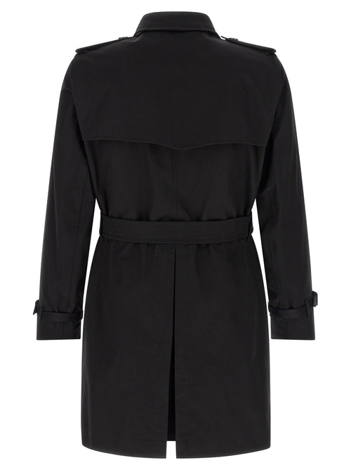 Burberry Black Cotton Coat