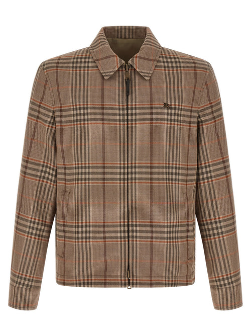 Burberry Beige Wool Full-Length Jacket