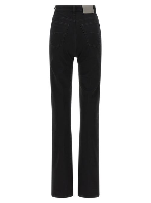Balenciaga Black Elastane High-Waisted Jean