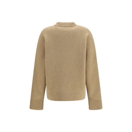 Ami Paris Beige Alpaca Vicugna Pacos Sweatshirt
