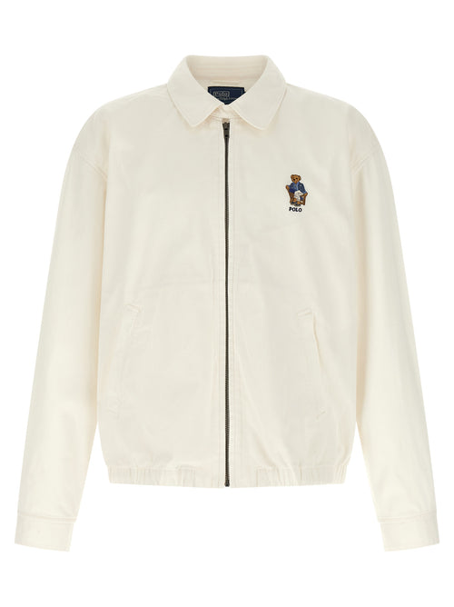Polo Ralph Lauren White Cotton Full-Length Jacket