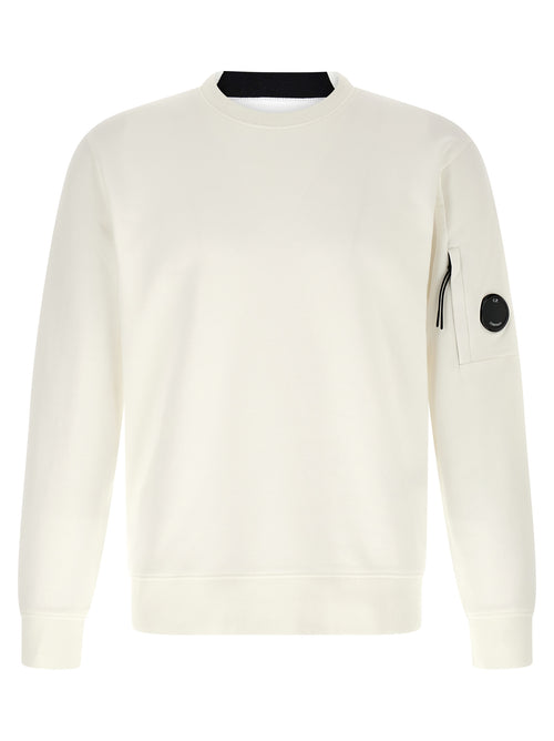 C.P. Company White Cotton Sweatshirt