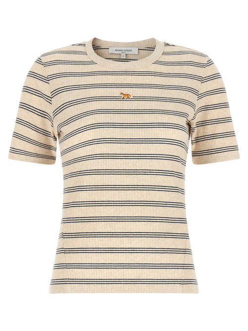 Maison Kitsuné Beige Organic Cotton T-Shirt