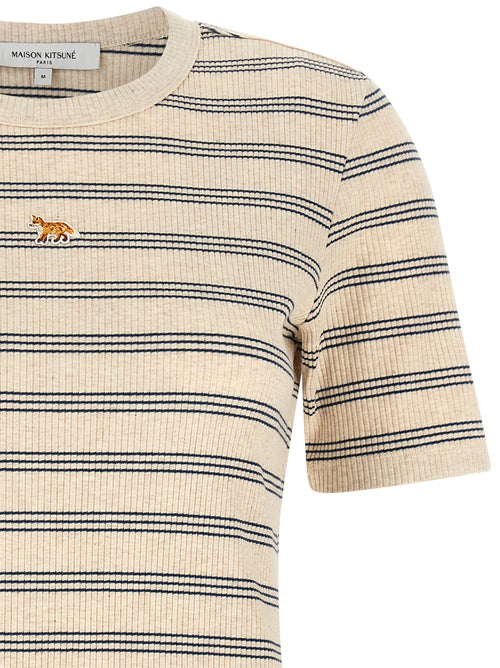 Maison Kitsuné Beige Organic Cotton T-Shirt
