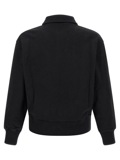 Maison Kitsuné Black Organic Cotton Sweatshirt