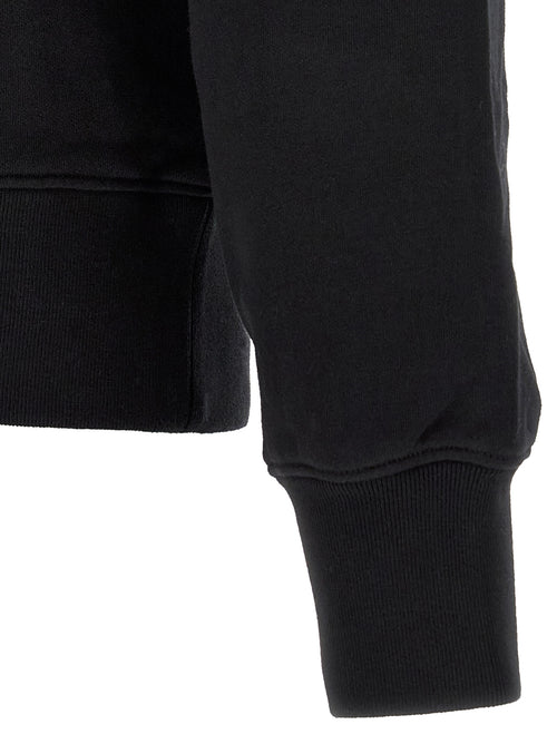 Maison Kitsuné Black Organic Cotton Sweatshirt