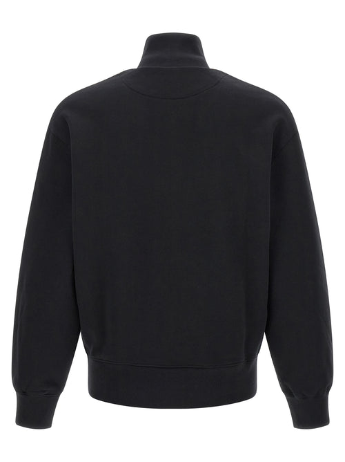 Maison Kitsuné Black Organic Cotton Sweatshirt
