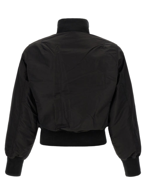 Entire Studios Black Nylon Bomber