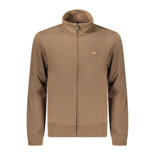Napapijri Brown Cotton Men's Sweatshirt