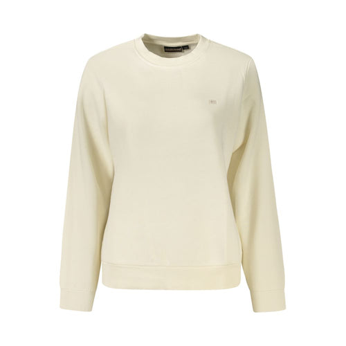 Napapijri White Cotton Women's Sweatshirt