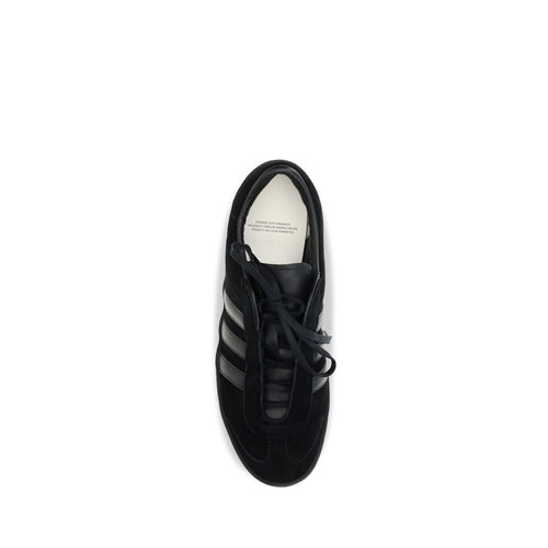 Y-3 Black Calf Leather Bos Taurus Athletic Sneakers