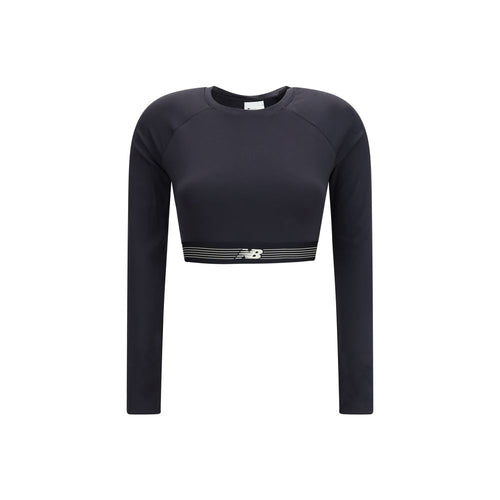 New Balance Black Recycled Polyester Longsleeve Shirt