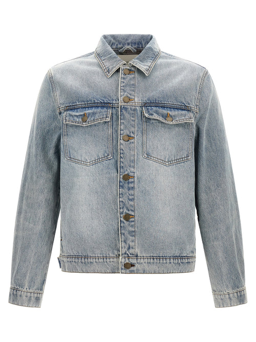 Entire Studios Blue Cotton Denim Jacket