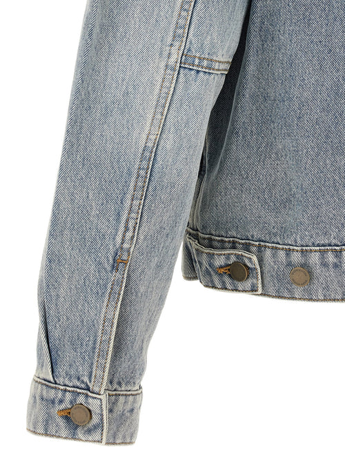 Entire Studios Blue Cotton Denim Jacket