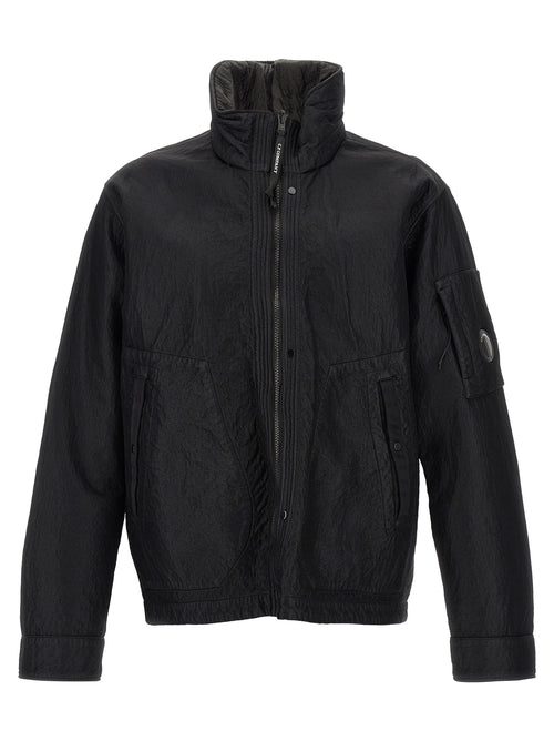 C.P. Company Black Polyamide Shell Jacket