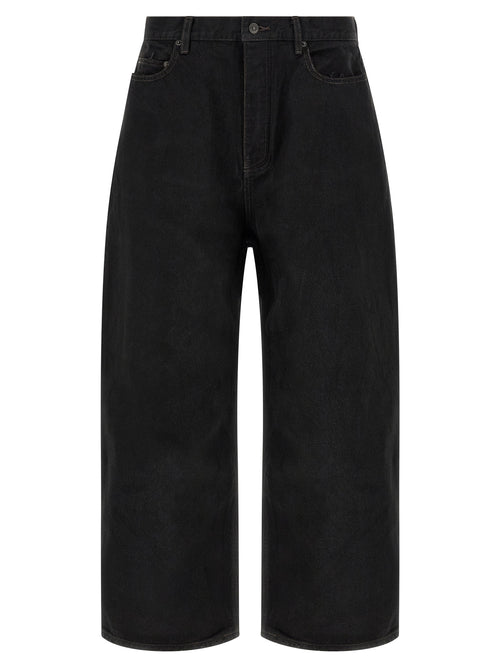 Balenciaga Black Cotton Jeans Denim