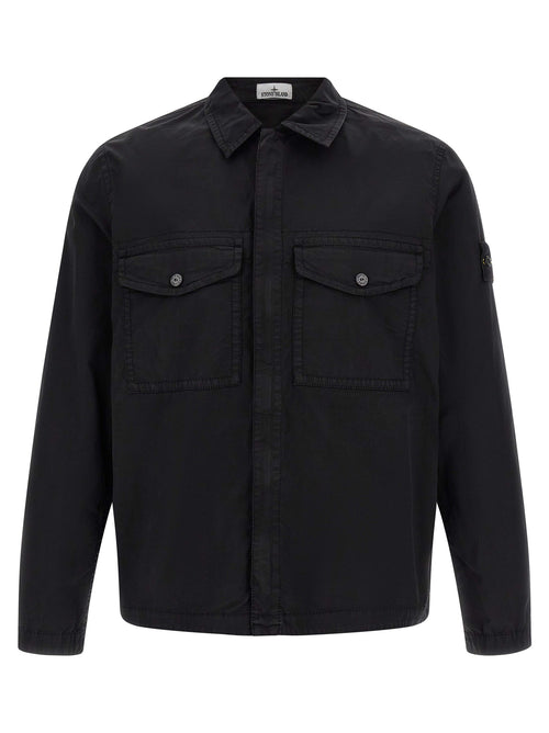 Stone Island Black Cotton Blouse