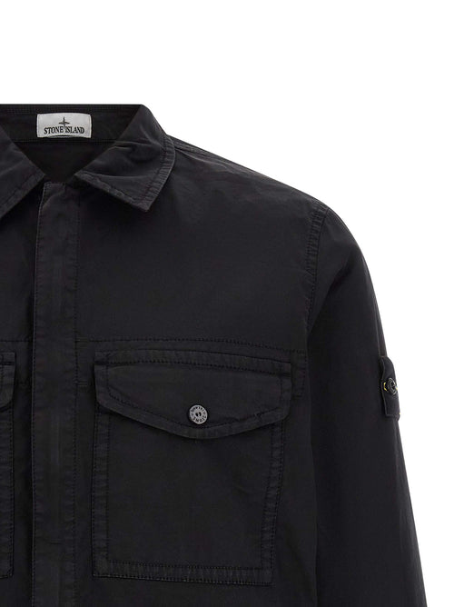 Stone Island Black Cotton Blouse