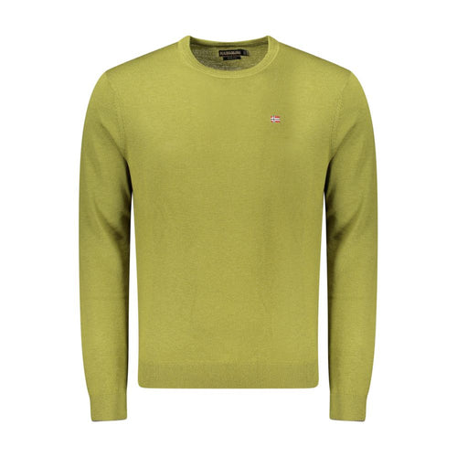 Napapijri Green Wool Men's Sweater