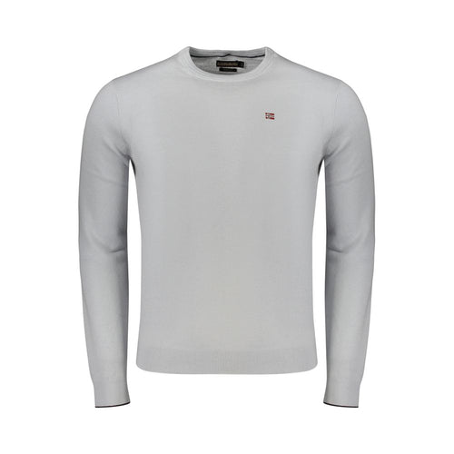 Napapijri Gray Wool Men's Sweater