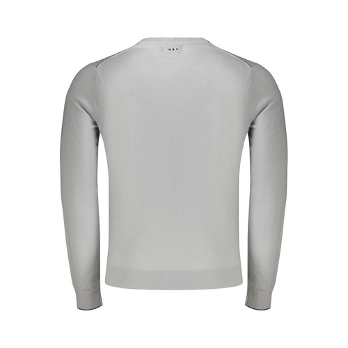 Napapijri Gray Wool Men's Sweater