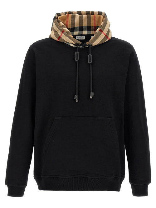Burberry Black Cotton Sweatshirt